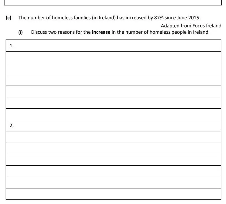 2021 Question 16 (c) exam extract