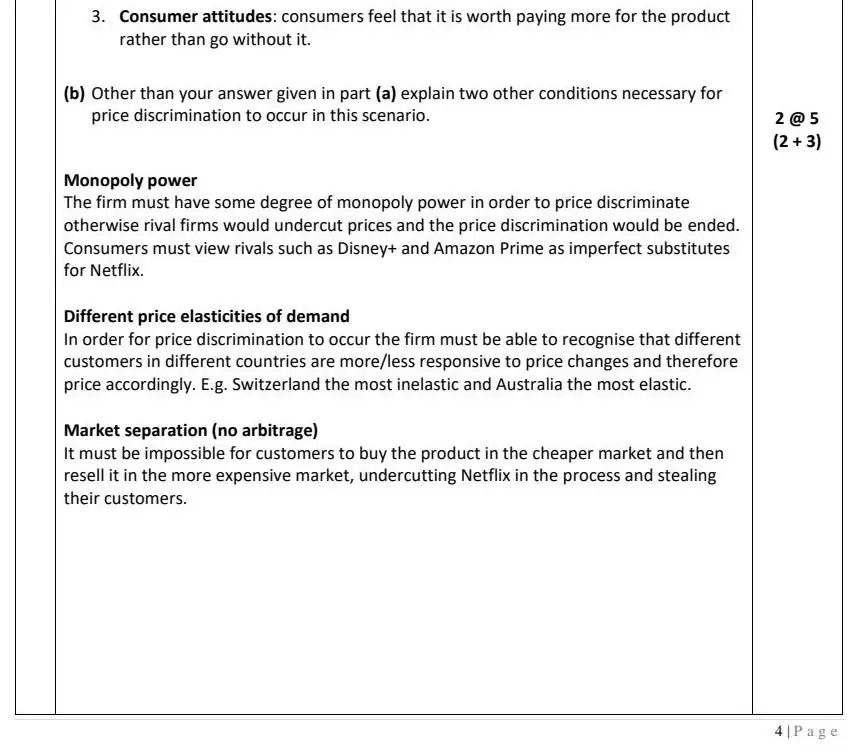 2021 Question 3 marking scheme extract