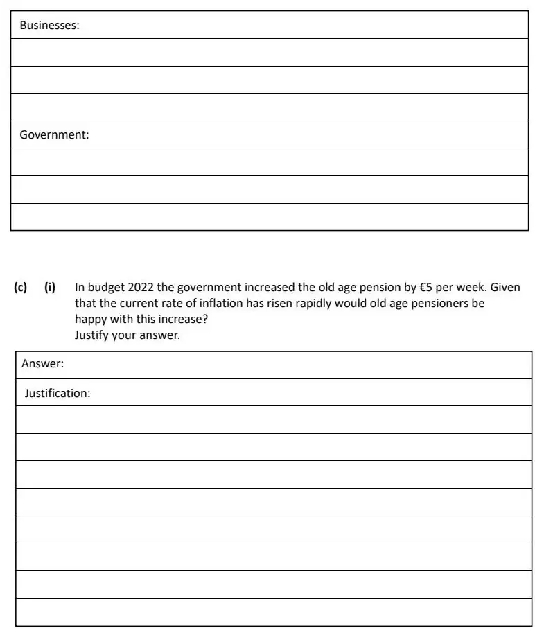 2022 Def Question 13 (c) exam extract
