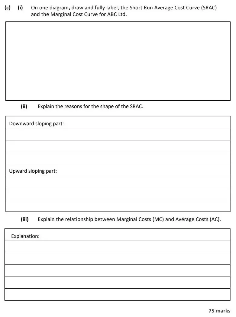 2022 Def Question 14 (c) exam extract