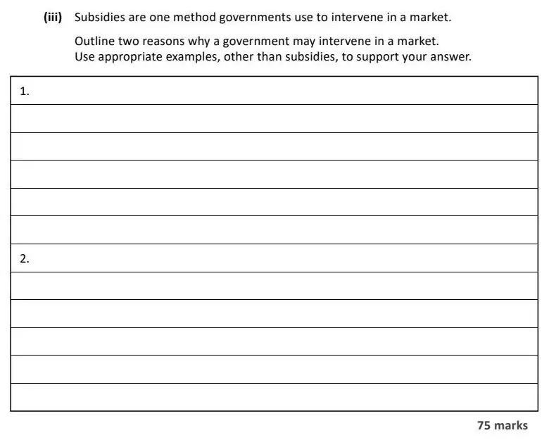 2022 Def Question 15 (c) exam extract