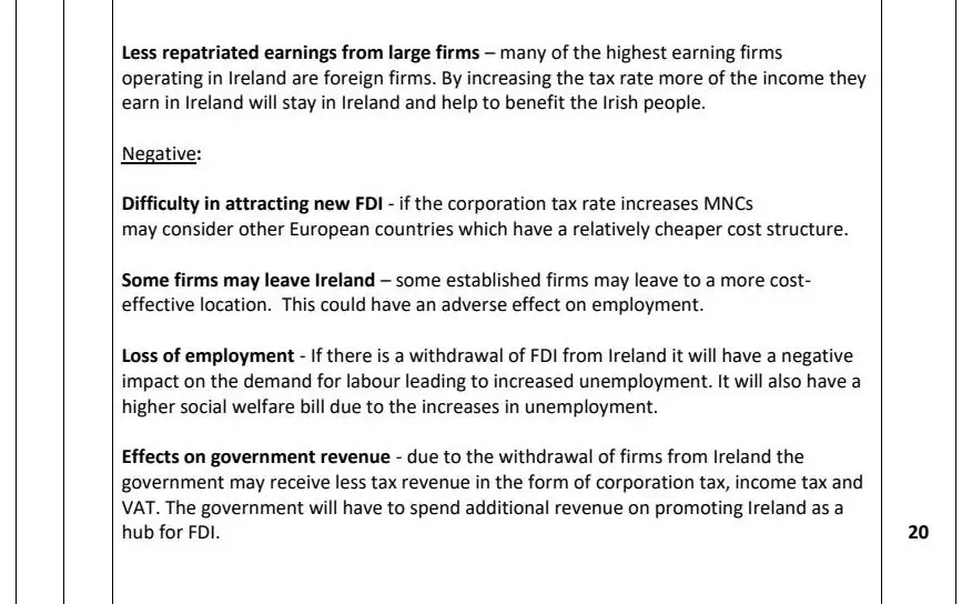 2022 Def Question 16 (a) marking scheme extract