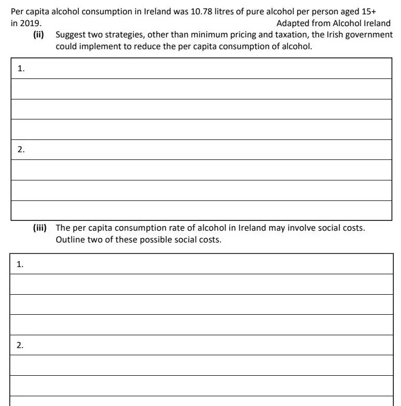 2022 Def Question 16 (b) exam extract