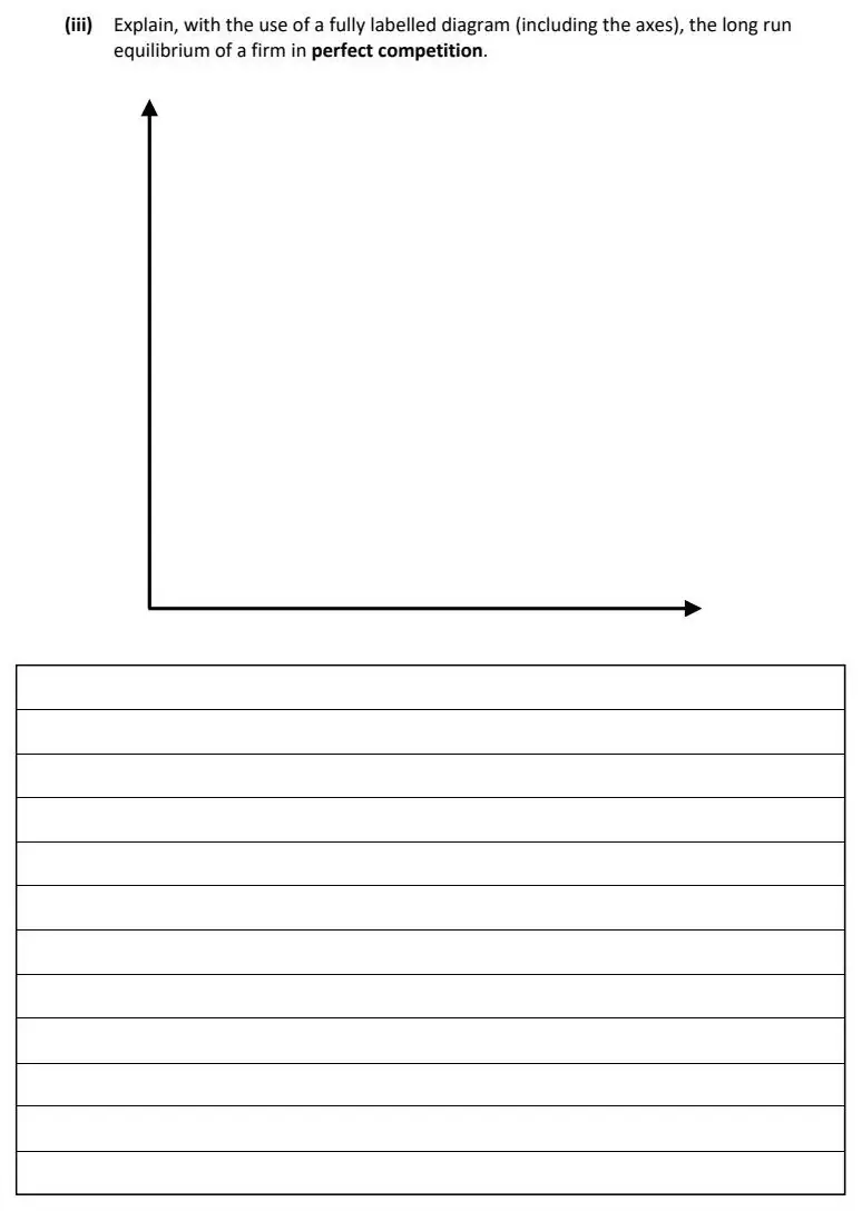 2023 Question 12 (a) exam extract