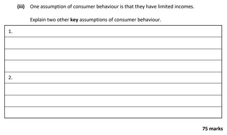 2024 Question 12 (c) exam extract