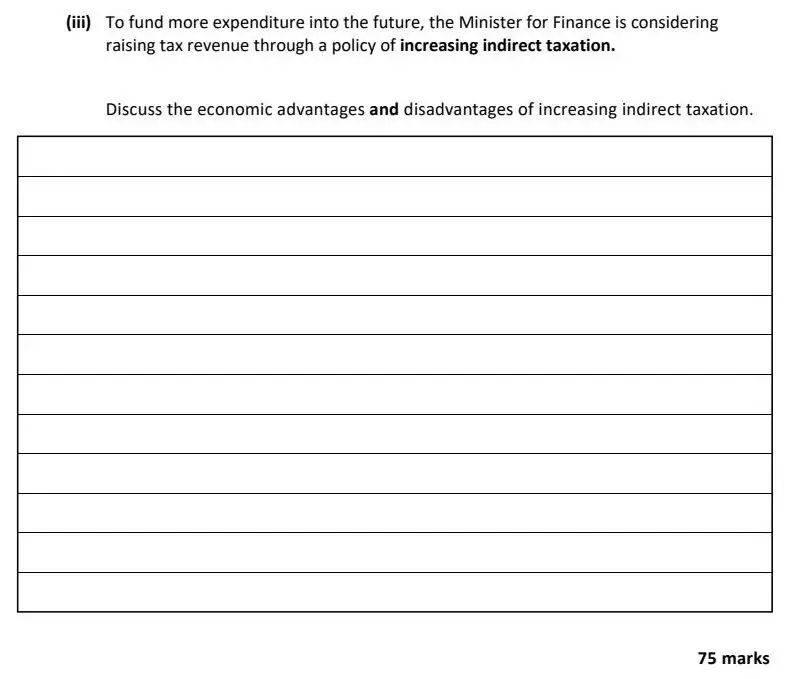 2024 Question 16 (c) exam extract