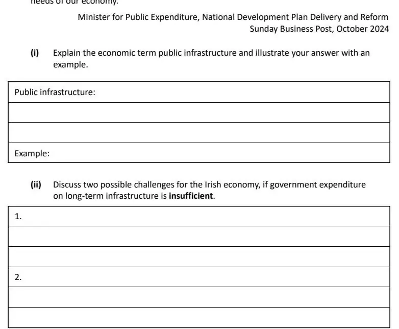2025 Question 15 (c) exam extract