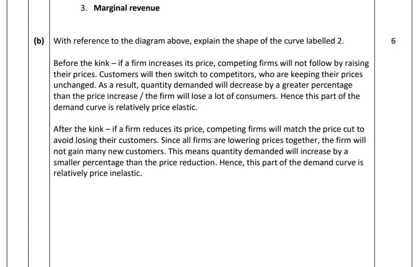 2025 Question 3 marking scheme extract