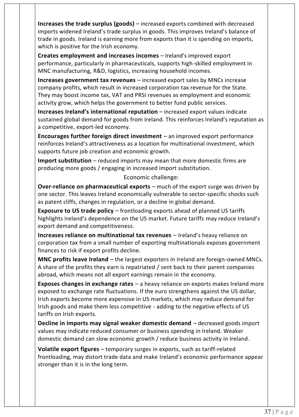 2026 marking scheme extract