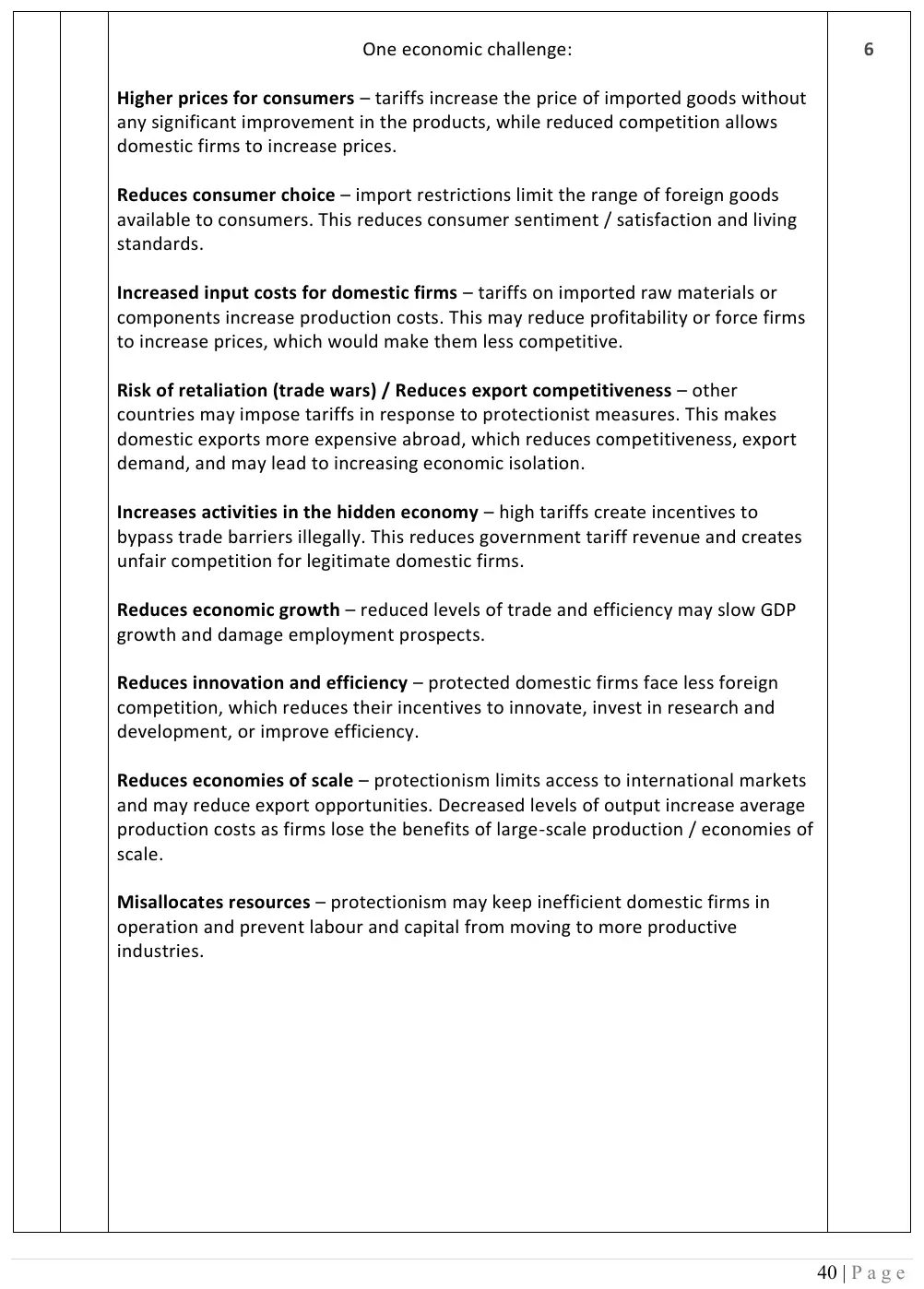 2026 marking scheme extract
