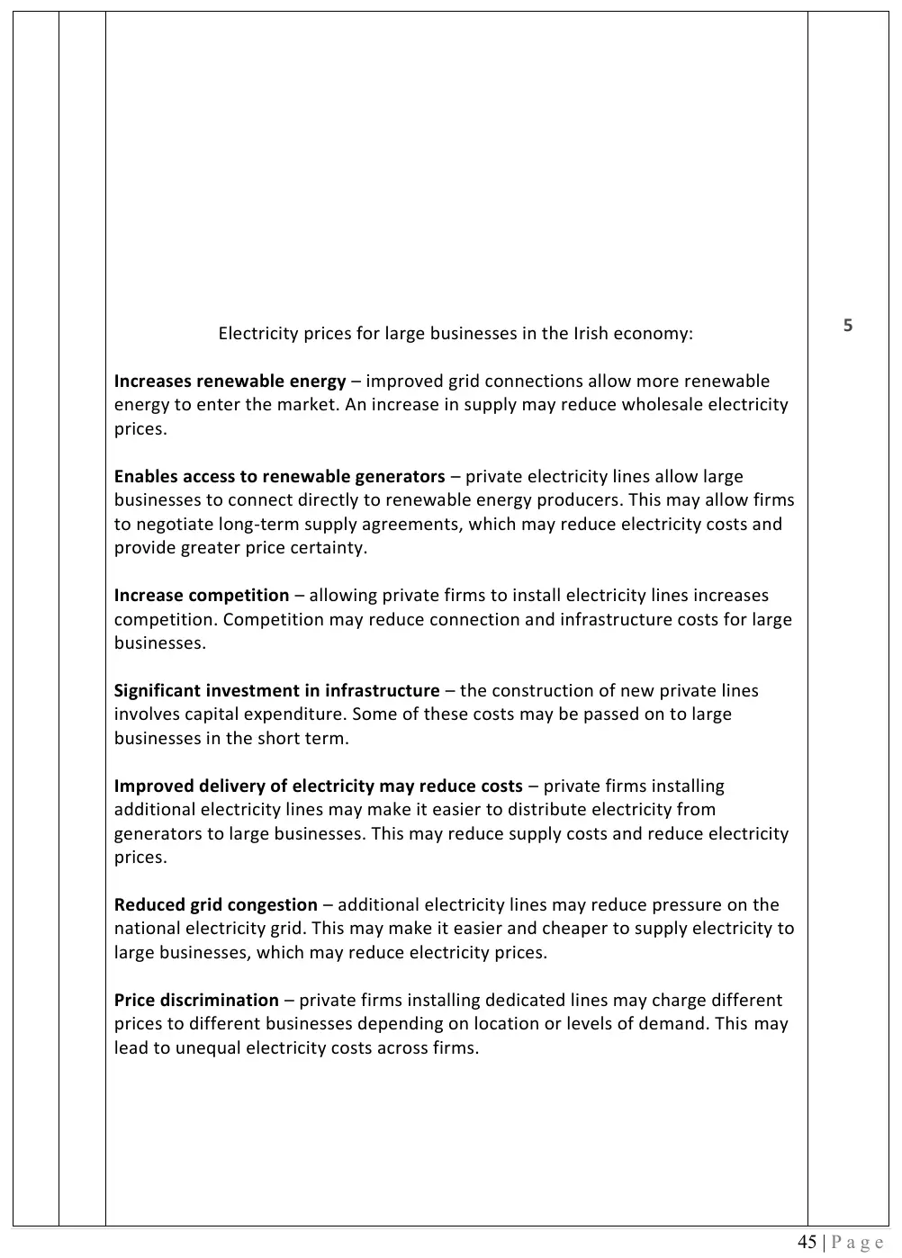 2026 marking scheme extract