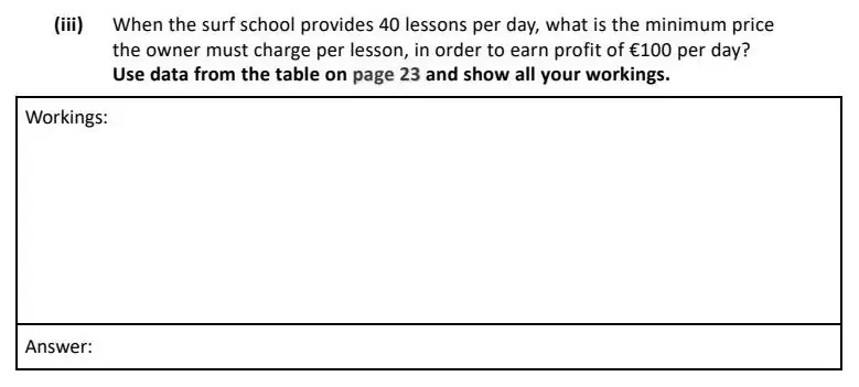 2026 Question 13 (b) exam extract