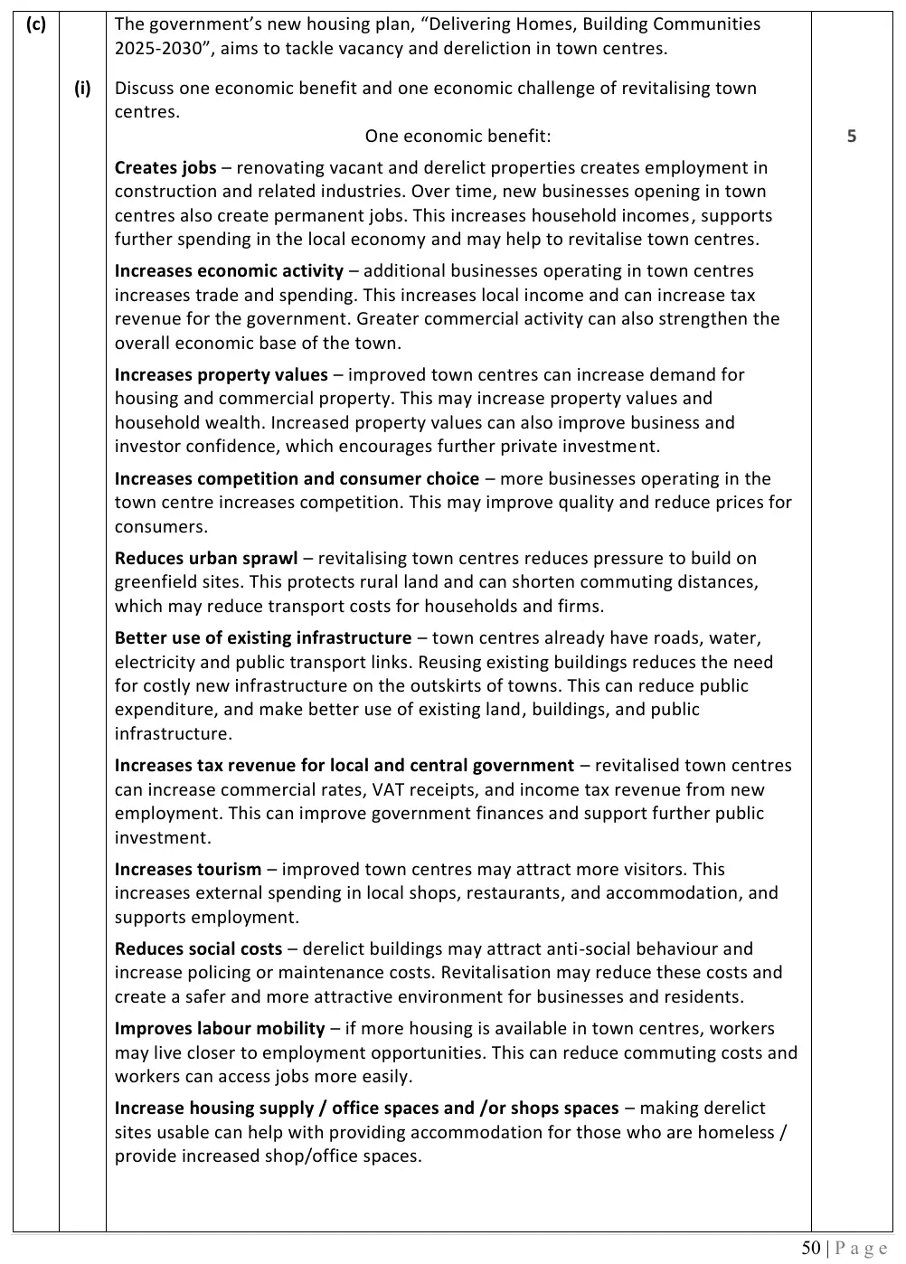 2026 marking scheme extract