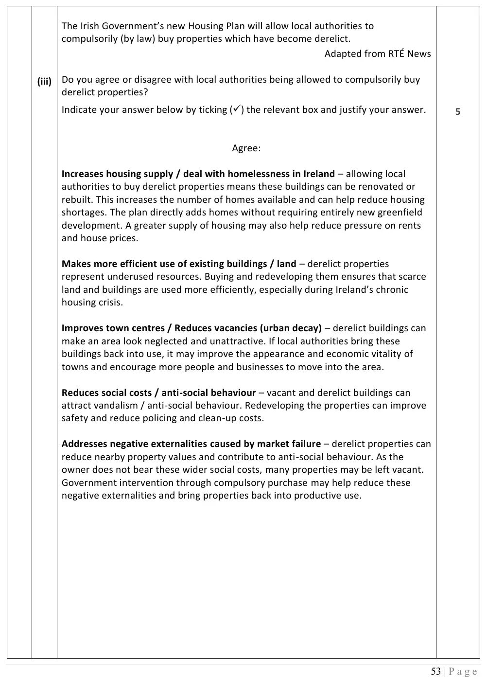 2026 marking scheme extract