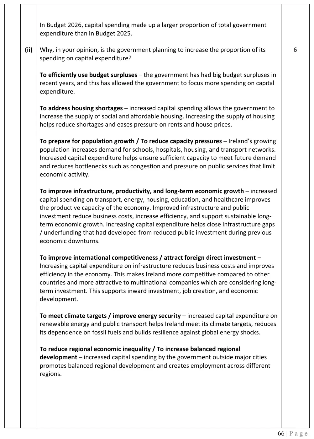 2026 marking scheme extract