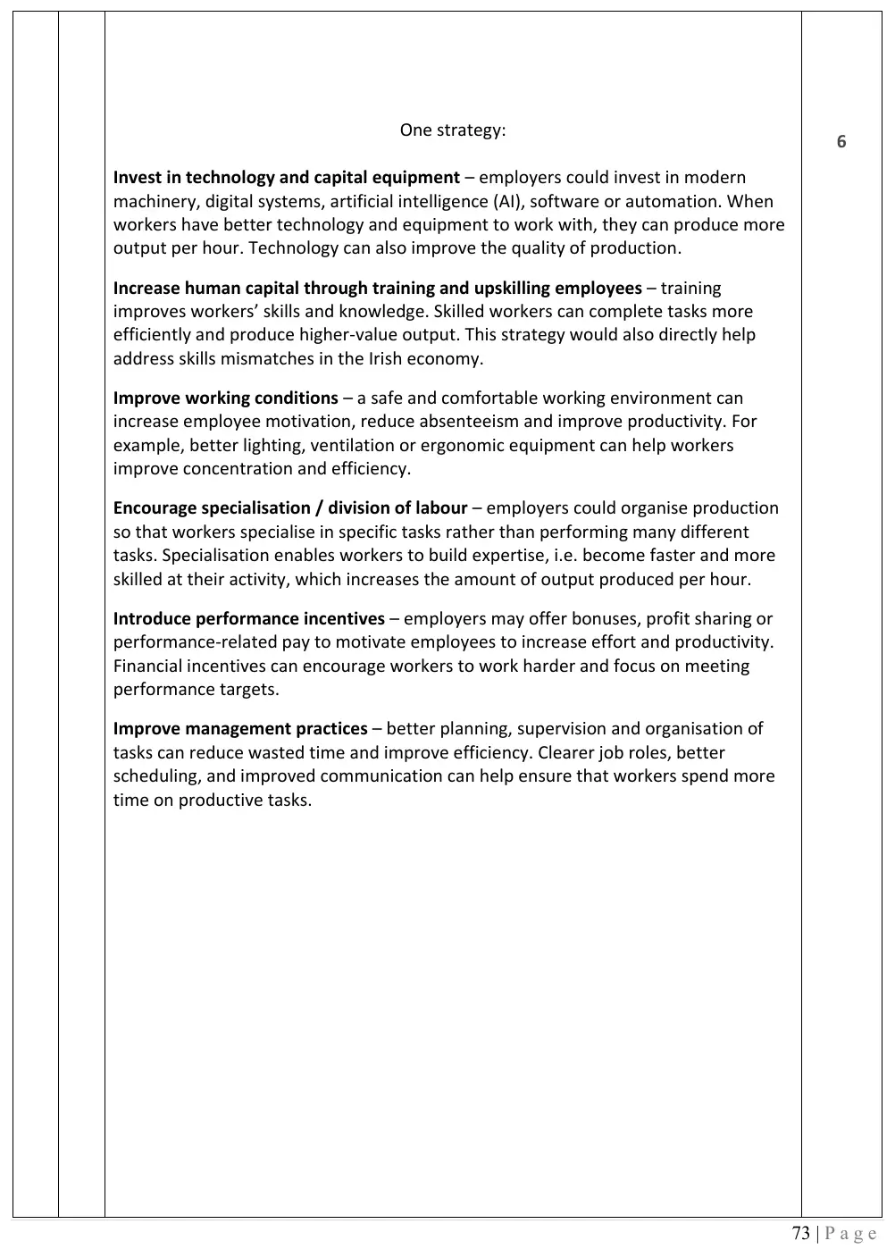 2026 marking scheme extract