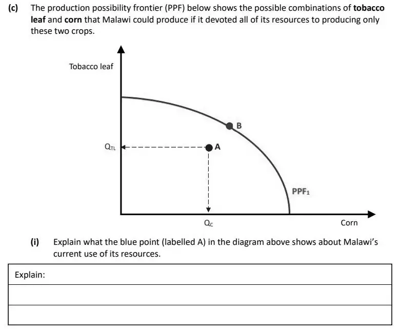 2026 Question 16 (c) exam extract