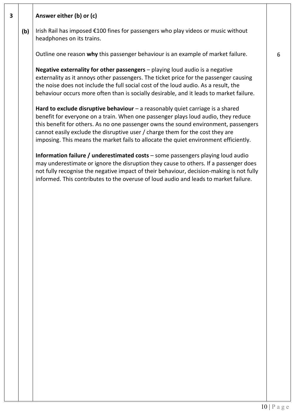 2026 marking scheme extract