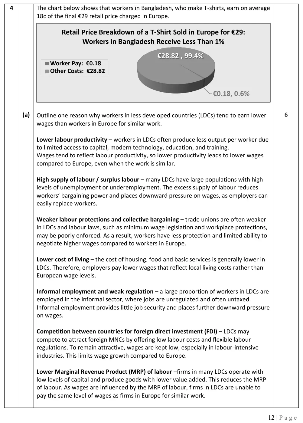 2026 marking scheme extract