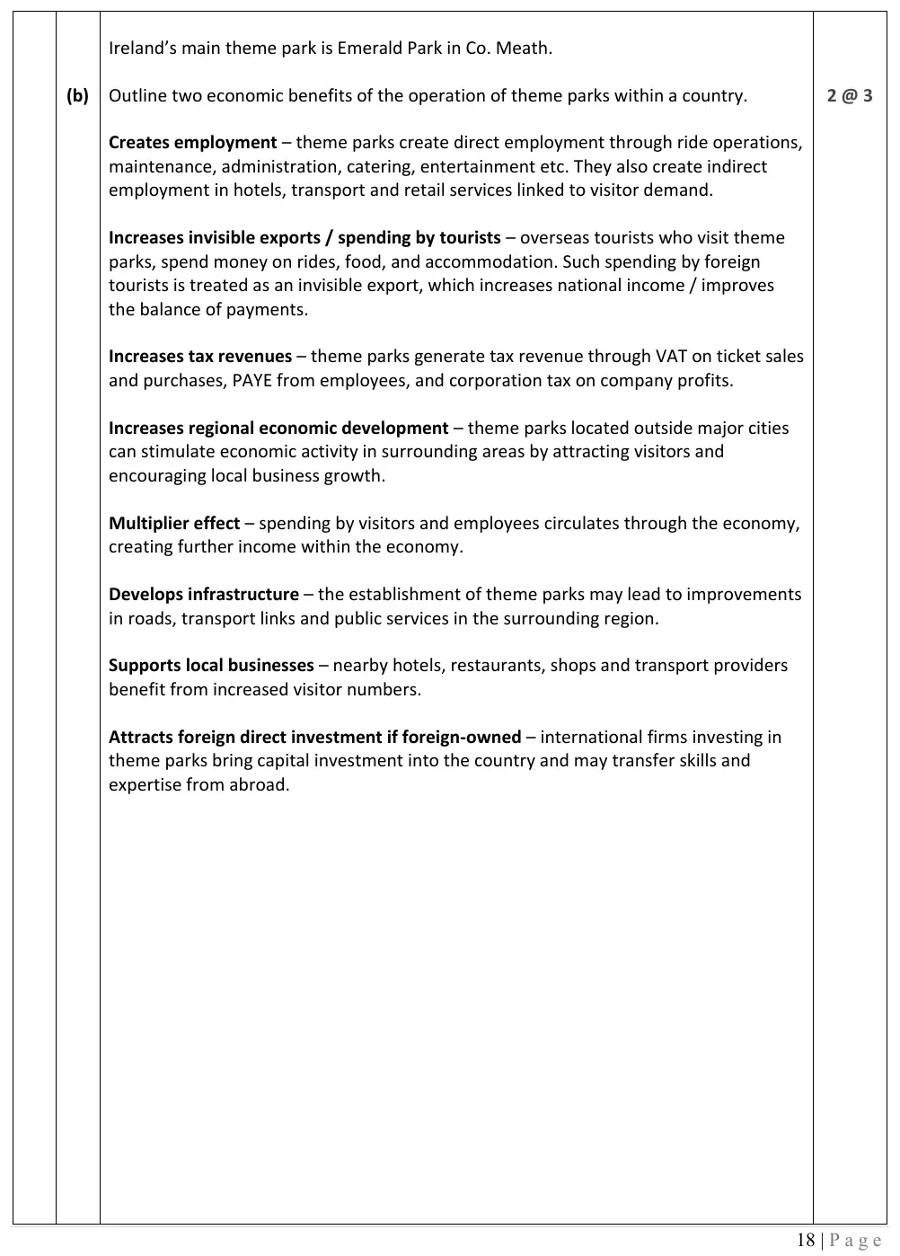 2026 marking scheme extract