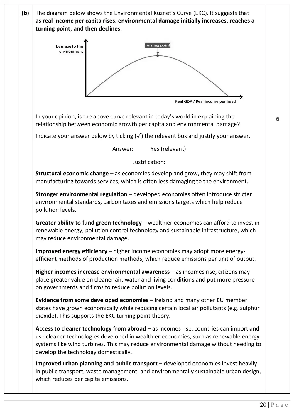 2026 marking scheme extract