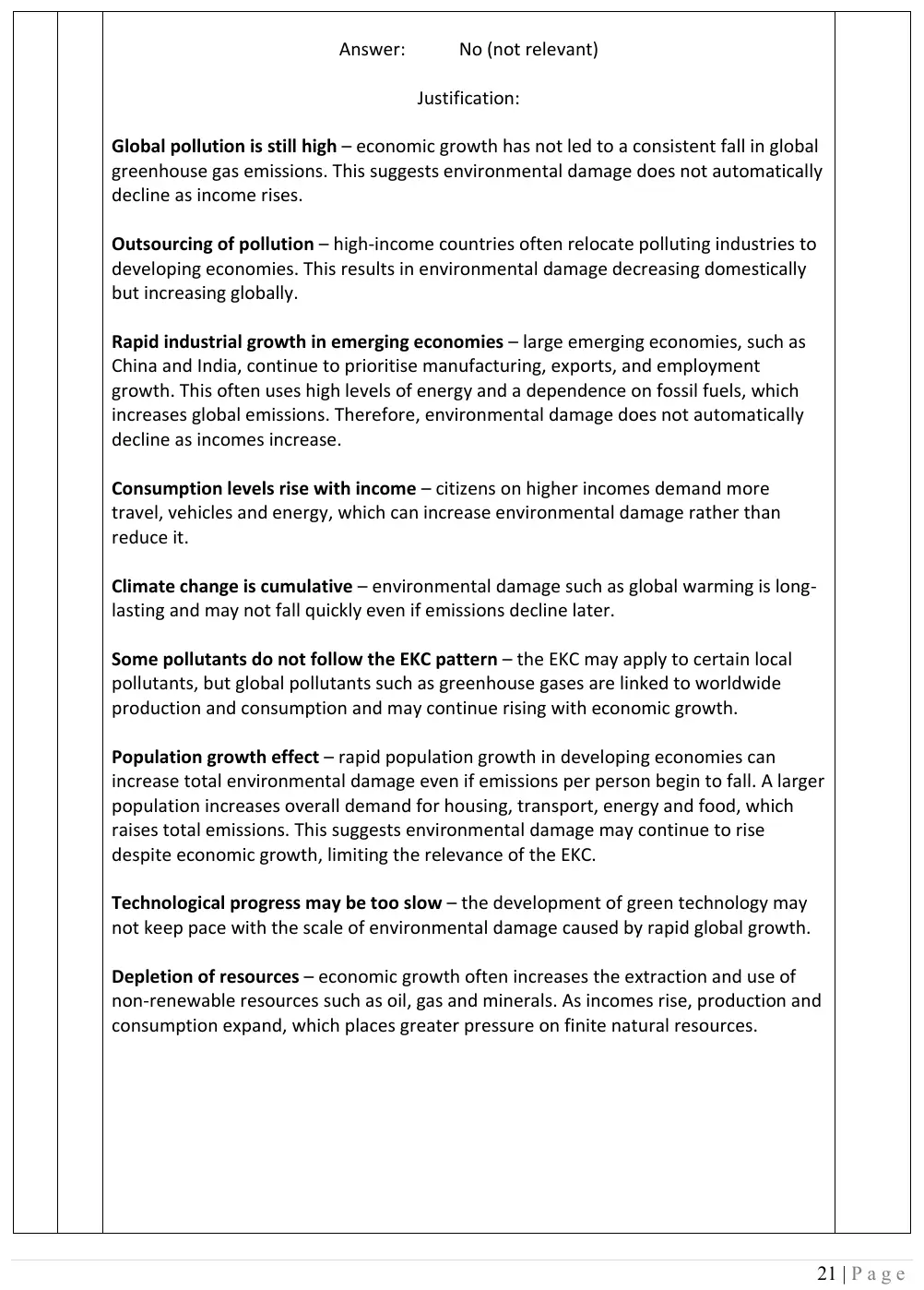 2026 marking scheme extract